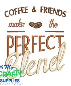 The Perfect Blend 818 Embroidery Design