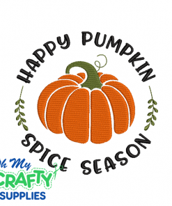 Pumpkin Spice Season 926 Embroidery Design