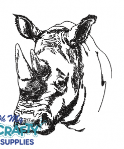 Rhino Sketch11822 Embroidery Design