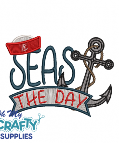 Seas The Day 614 Embroidery Design
