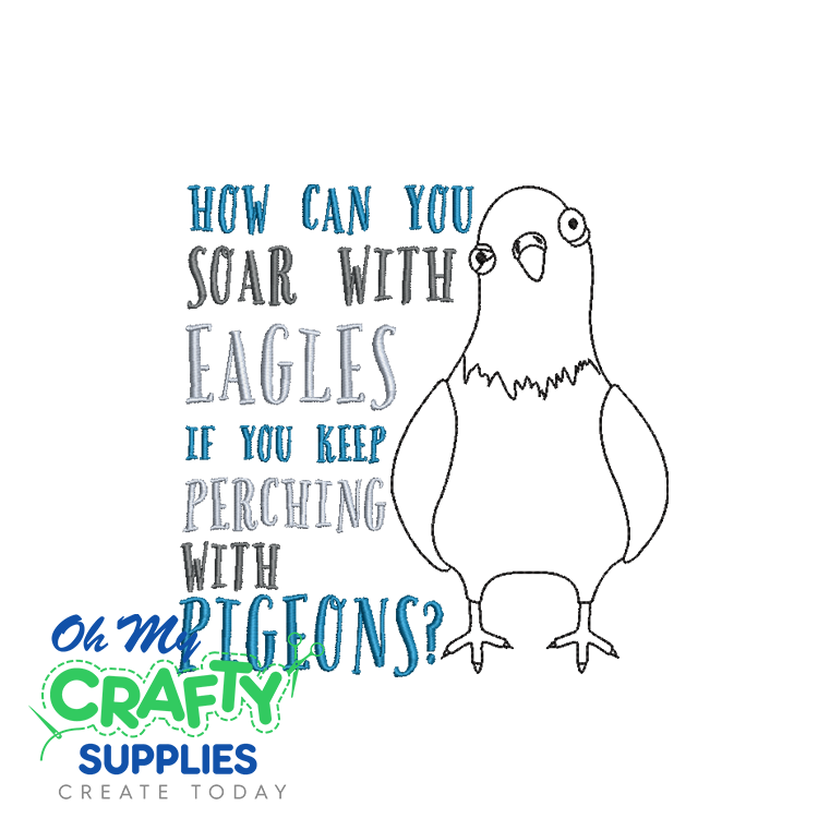 Soar With Eagles 531 Embroidery Design