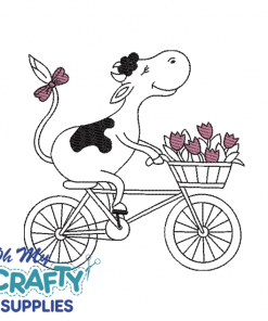 Spring Cow 2322 Embroidery Design