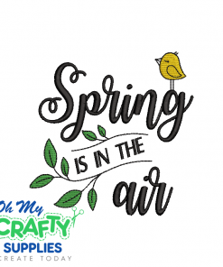 Spring Is In The Air 330 Embroidery Design