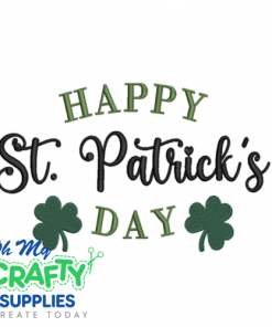 Happy St. Patrick's Day 25 Embroidery Design