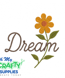 Vintage Stitch Dream Flower Embroidery Design