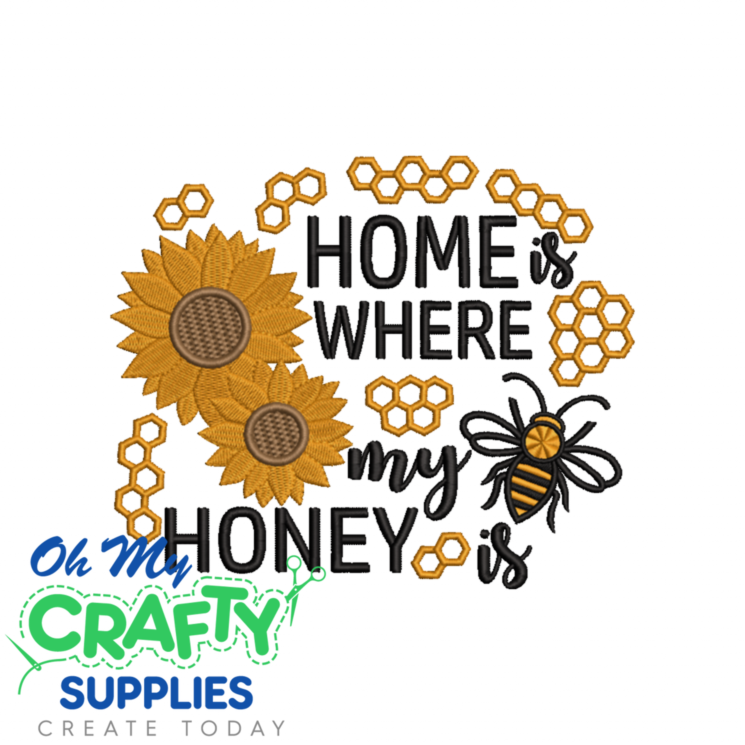 Where My Home Is 130 Embroidery Design