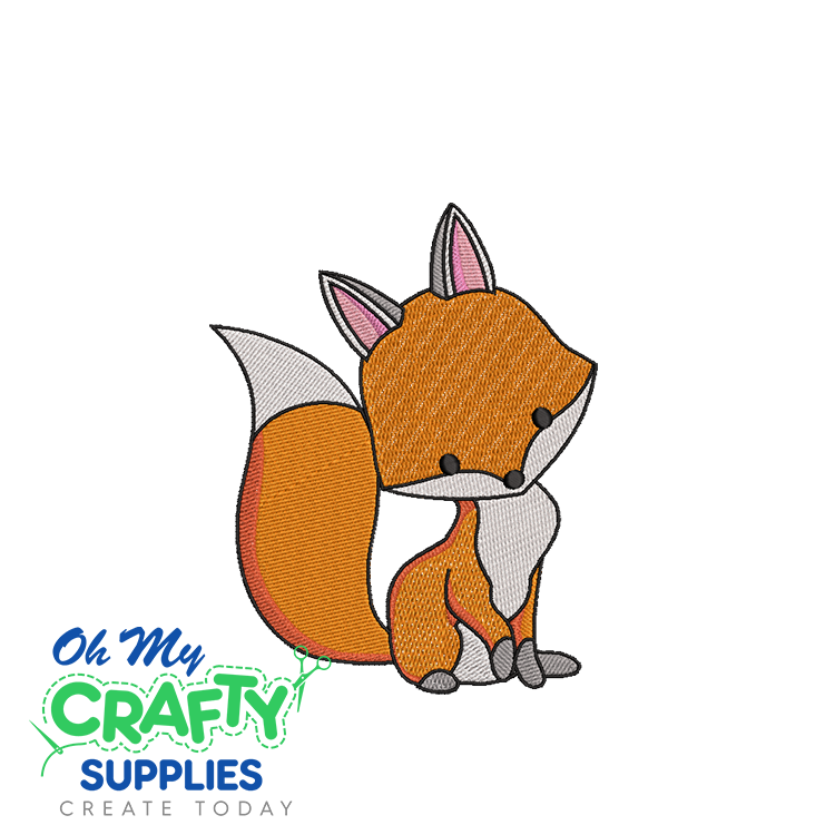Woodland Fox 213 Embroidery Design