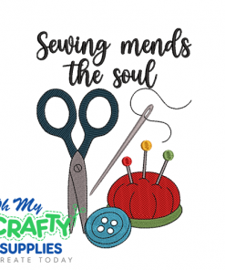 Sewing mends the soul 2025 Embroidery Design