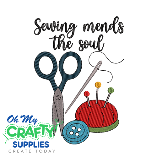 Sewing mends the soul 2025 Embroidery Design