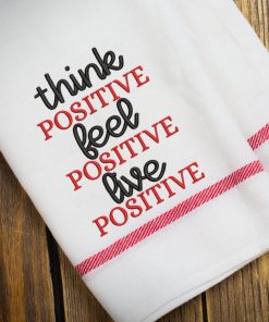 Positive 2021 Embroidery Design