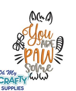 Paw some Cat 11422 Embroidery Design