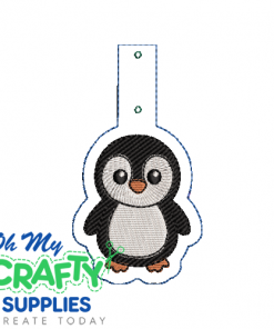 Penguin Key Fob Embroidery Design (KFC)