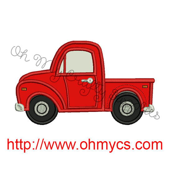 Pickup Truck Applique Design