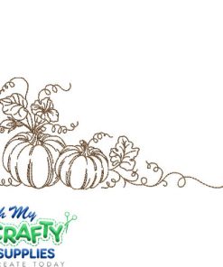 Pumpkin Stencil 825 Embroidery Design
