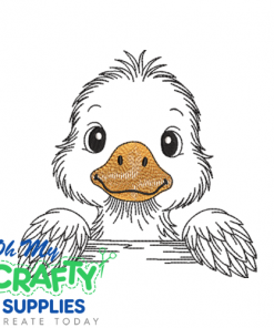 Quackin’ Cute Duck Embroidery Design