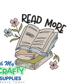 Read More Books 25 Embroidery Design