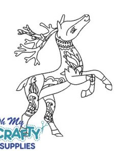 Reindeer 1117 Embroidery Design