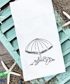 Sandy Beach Embroidery Design