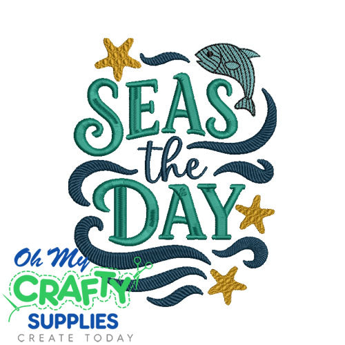 Seas the Day 2025 Embroidery Design
