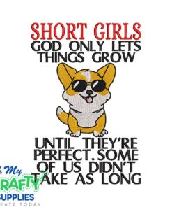Short Girls 1023 Embroidery Design
