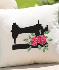 Silhouette Floral Sewing Machine Embroidery Design