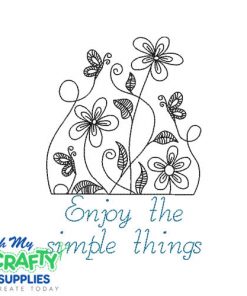Simple Things 58 Embroidery Design