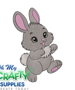 Sketch Cute Bunny 2025 Embroidery Design