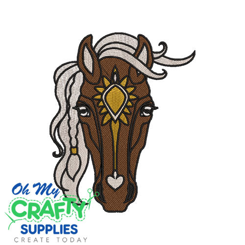 Solid Horse Stitch 113 Embroidery Design