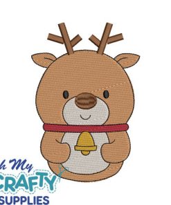 Solid Stitch Reindeer 1120 Embroidery Design