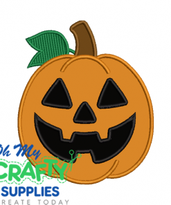 Spooky Smile Pumpkin Embroidery Design