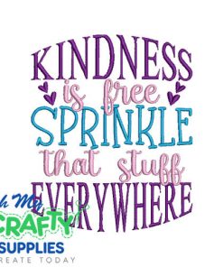 Sprinkle Kindness 82 Emboridery Design