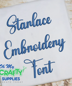 Starlace Embroidery Font (BX Included)