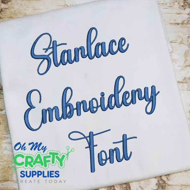 Starlace Embroidery Font (BX Included)