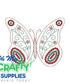 Stitch a Butterfly Embroidery Design