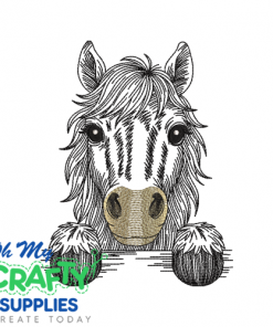 Stitched Stallion Embroidery Design