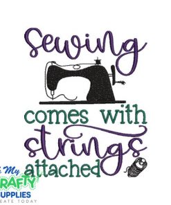 Strings Attached 722 Embroidery Design