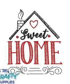 Sweet Home 1129 Embroidery Design