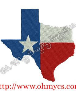 Texas Embroidery Design