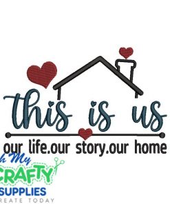 This is us 719  Embroidery Design