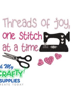 Threads of joy Embroidery Design