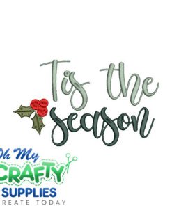 Tis the season 1120 Embroidery Design