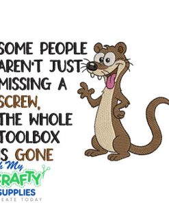 Toolbox is Gone Embroidery Design