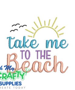 To the beach 81 Emboridery Design