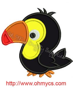 Toucan Applique Design