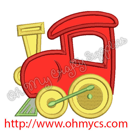 Train Applique Design