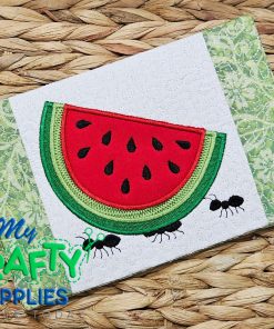 Watermelon Ant Mug Rug Embroidery Design (MAD)