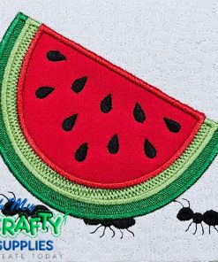 Watermelon Ant Applique Embroidery Design