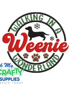 Weenie Wonderland Embroidery Design