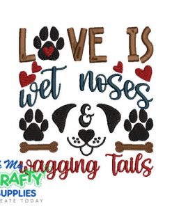 Wet Noses 71024 Embroidery Design