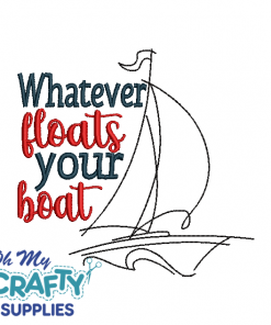 Floats Your Boat 42922 Embroidery Design